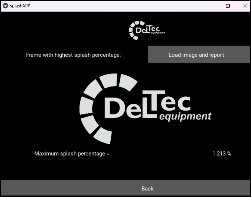 Deltec Splash Test